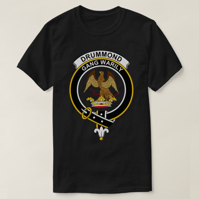 Camiseta Drummond Escudo Tartan Clan Scottish Clan 1 (Diseño del anverso)