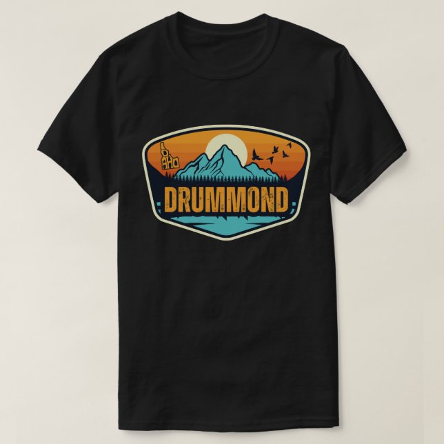 Camiseta Drummond, Idaho (Diseño del anverso)