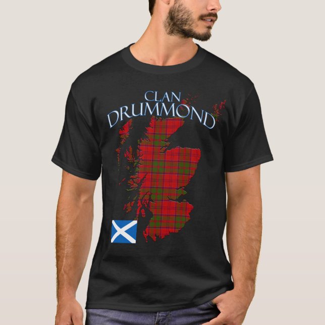 Camiseta Drummond Scottish Clan Tartan Scotland (Anverso)