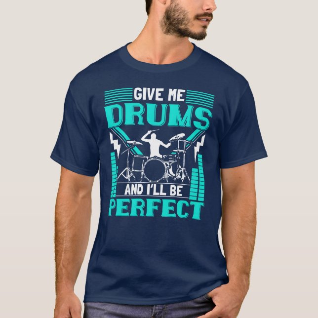 Camiseta Drums Band Drum Gift Idea family (Anverso)