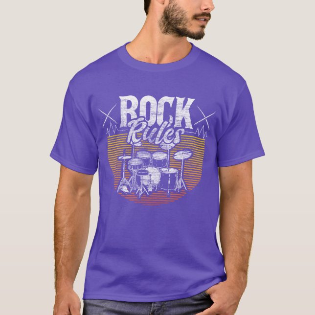 Camiseta Drums Band Instrument Gift Idea funny (Anverso)