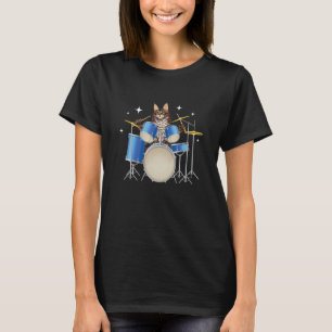 Camiseta Drums de gato de tambor