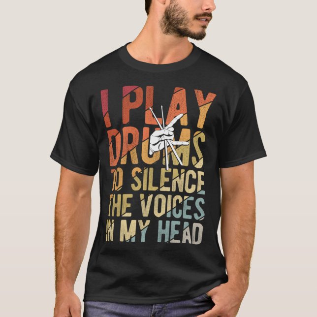 Camiseta Drums Musician Player For A Drummer (Anverso)