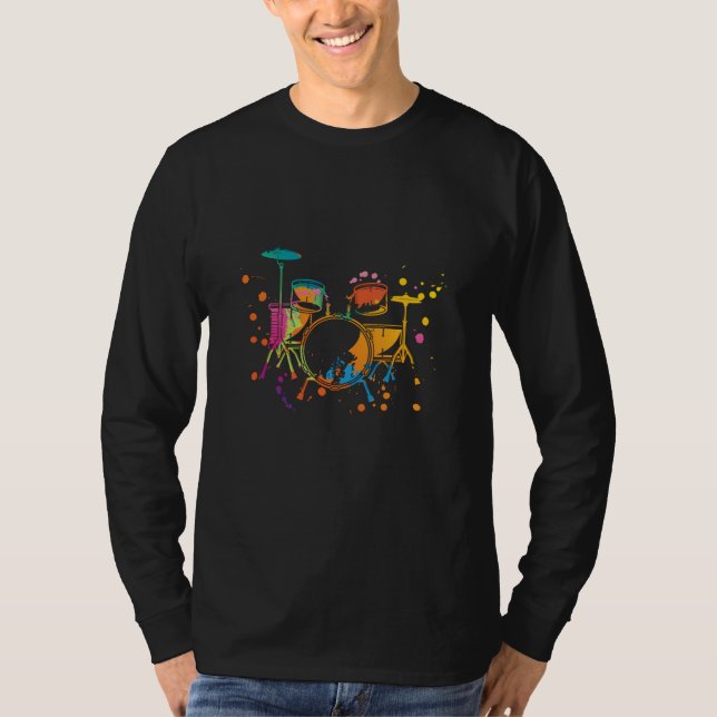 Camiseta Drums Splash (Anverso)