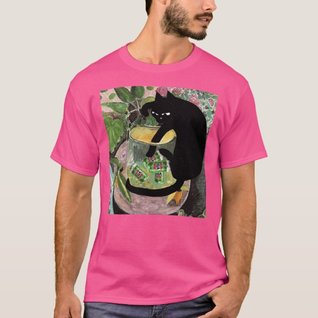 Camiseta Drunk cat Dunk retro (Anverso)
