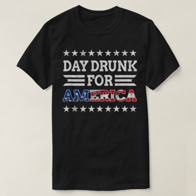 Camiseta Drunk por los Estados Unidos Lover de Cerveza Patr (Diseño del anverso)