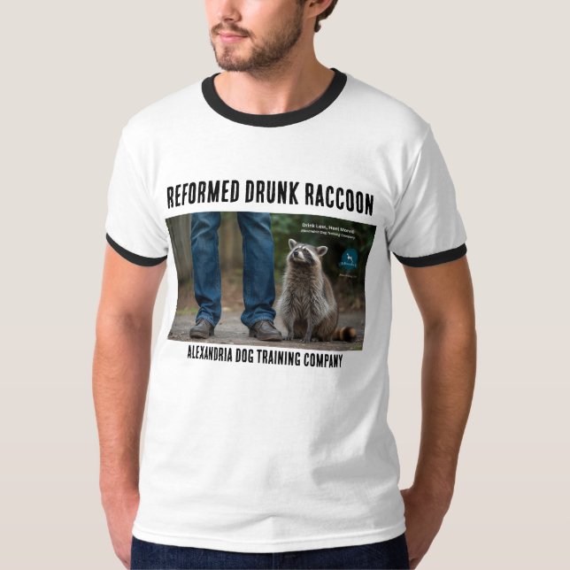 Camiseta Drunk Raccoon  (Anverso)