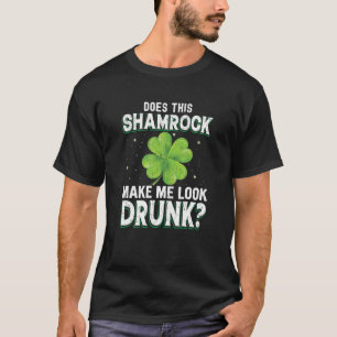 Camiseta Drunk Shamrock St. Patricks Day Funny Mens Womens