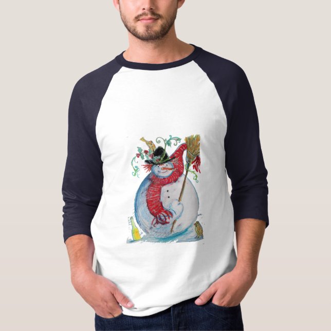 CAMISETA DRUNKEN SNOWMAN (Anverso)