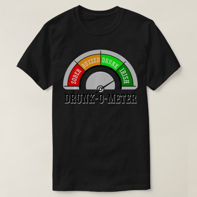 Camiseta DrunkOMeter St (Diseño del anverso)