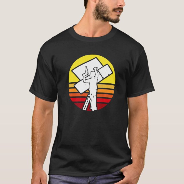 Camiseta Drywall Work Drywall Contractor Drywall Motif (Anverso)