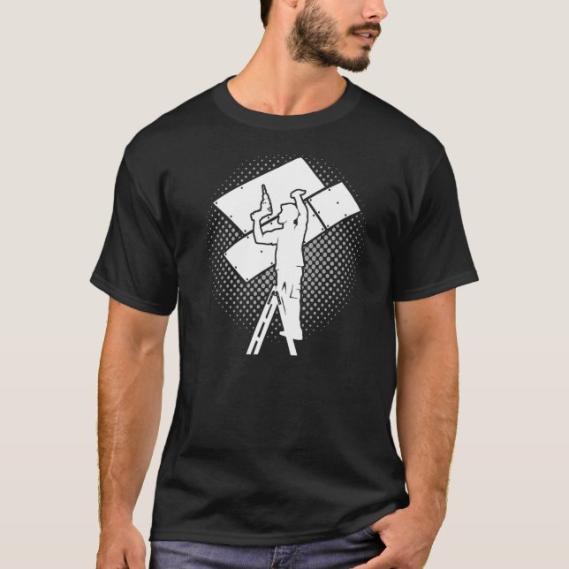 Camiseta Drywall Work Drywall Contractor Drywall Motif 2 (Anverso)