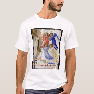 Camiseta ds 558 f.67v St Dominic con cuatro ángeles