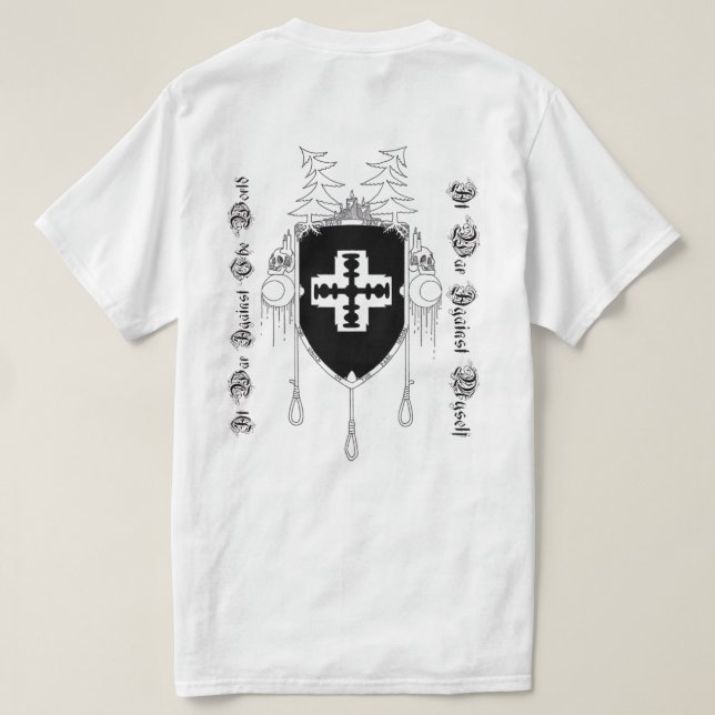 Camiseta dsbm t-shirt Tcotdm white version (Reverso del diseño)