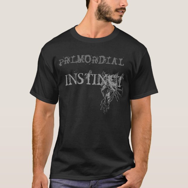 CAMISETA DSC00586, PRIMORDIAL, INSTINTO (Anverso)