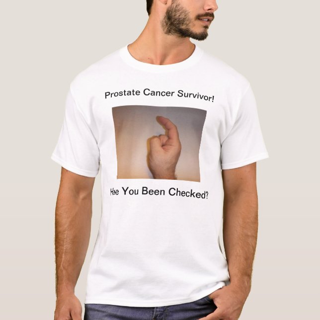 Camiseta ¡DSCF0084, superviviente del cáncer de próstata! , (Anverso)