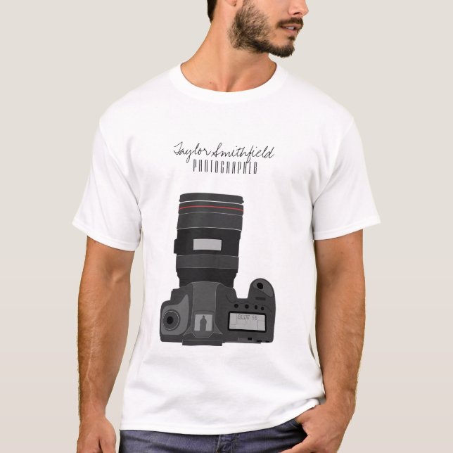 Camiseta DSLR de fotografía (Anverso)