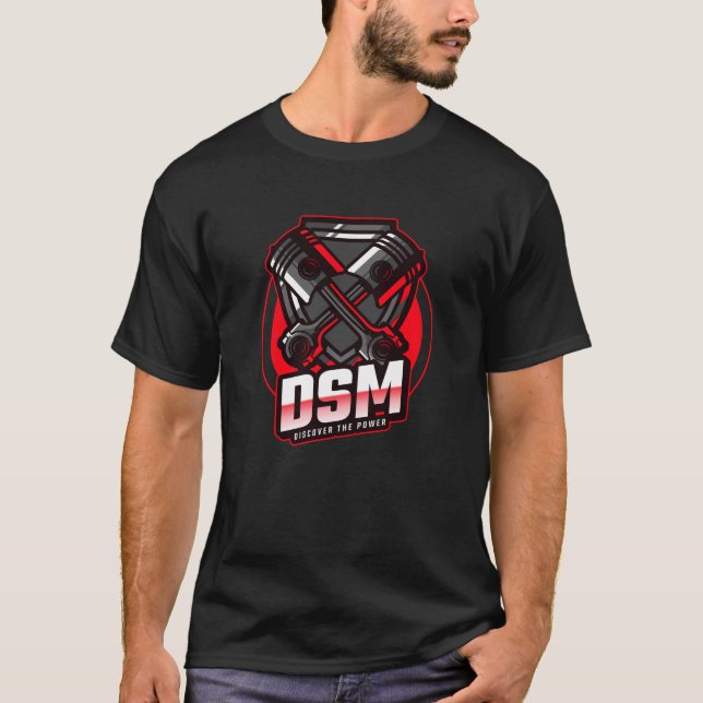 Camiseta DSM Descubra la potencia (Anverso)