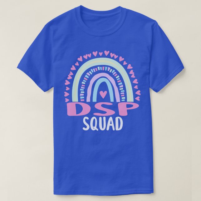Camiseta DSP Apoyo directo Personal SquadParty Matemáticas  (Diseño del anverso)