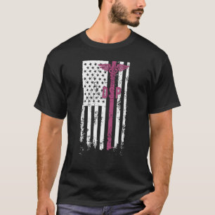 Camiseta DSP Bandera de EE. UU. Apoyo directo Semana profes