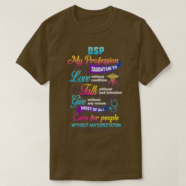 Camiseta DSP Care For People Without Expectation Direct Sup (Diseño del anverso)