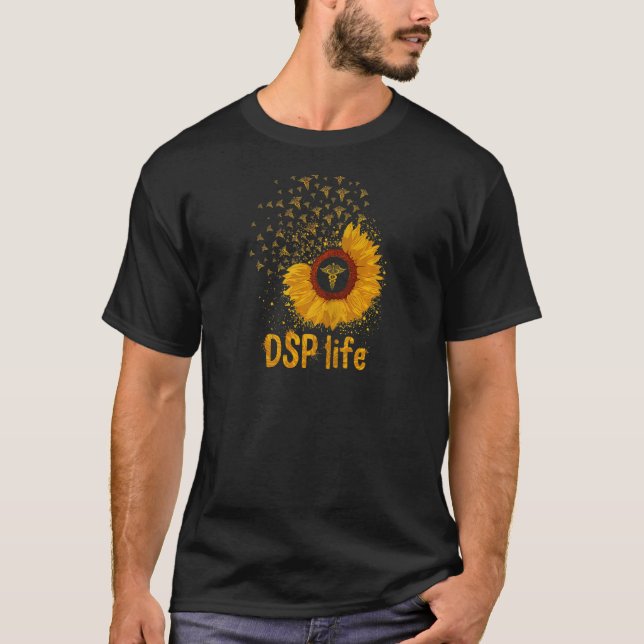 Camiseta Dsp Life Sunflower Nurse Week Flores Mujeres (Anverso)