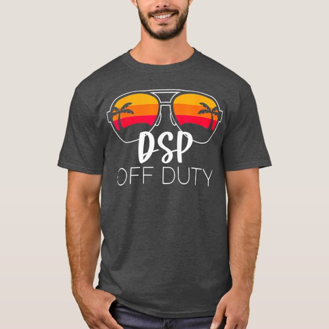 Camiseta DSP off duty Sunglasses Beach Sunset funny direct  (Anverso)