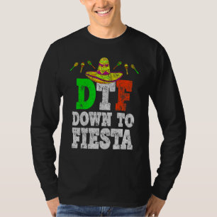 Camiseta Dtf Abajo A Fiesta Cinco De Mayo Fiesta