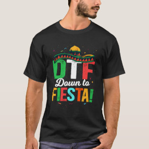 Camiseta Dtf Abajo A Fiesta Mexicana