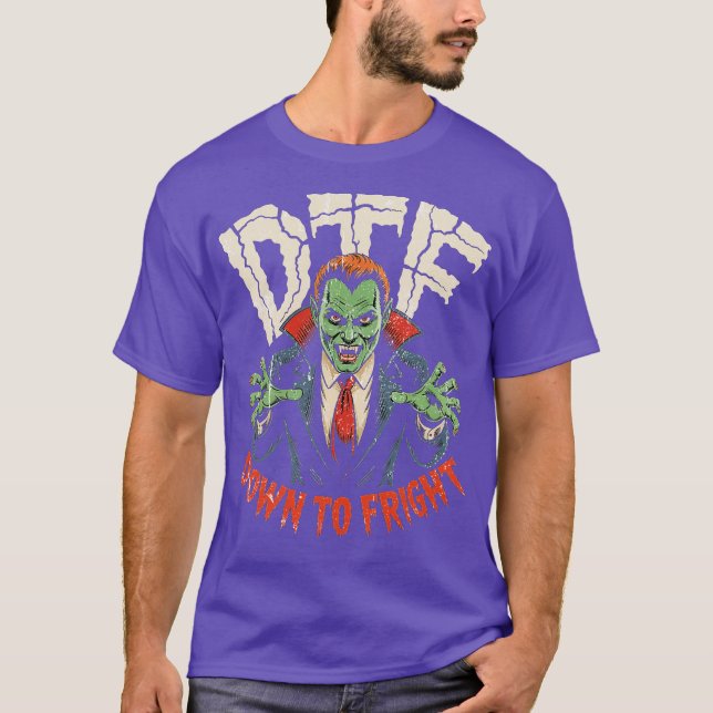 Camiseta DTF abajo a Fright (Anverso)