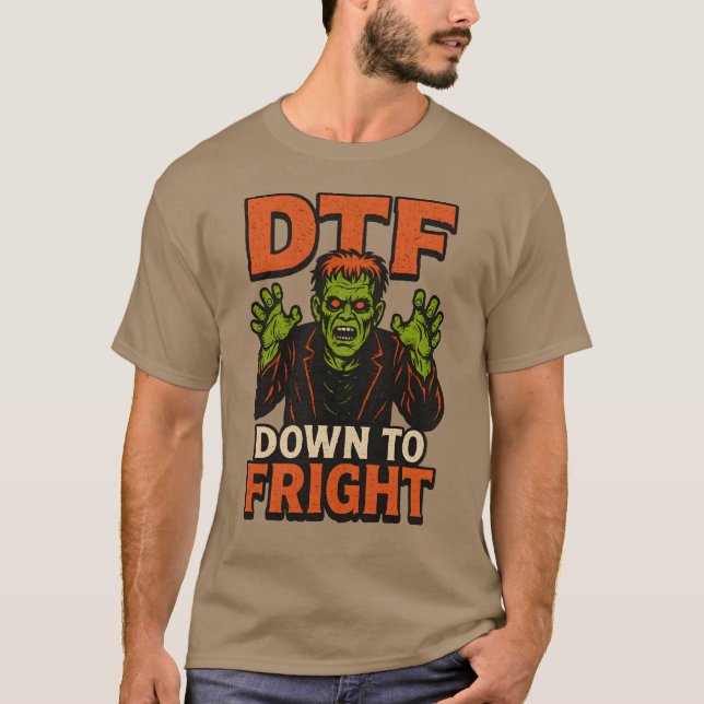 Camiseta DTF abajo a Fright (Anverso)