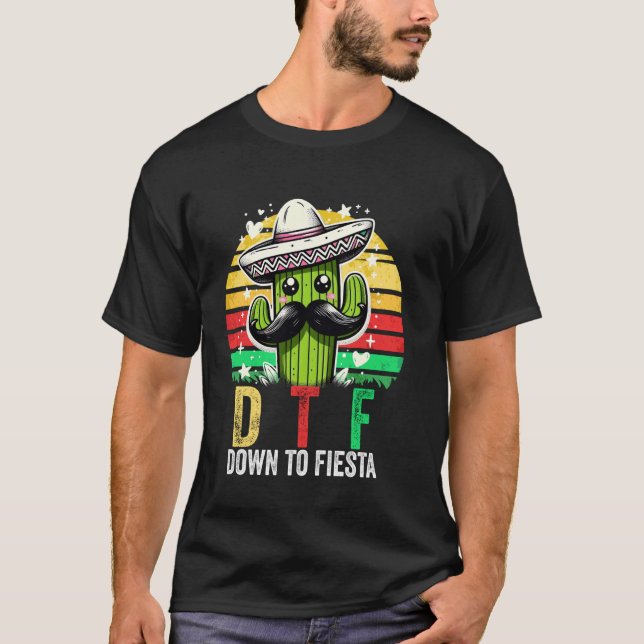 Camiseta DTF FIESTA MEXICANA Cinco De Mayo (Anverso)
