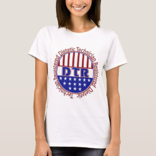 Camiseta DTR Técnico Dietético, LOGO PATRIÓTICO REGISTRADO