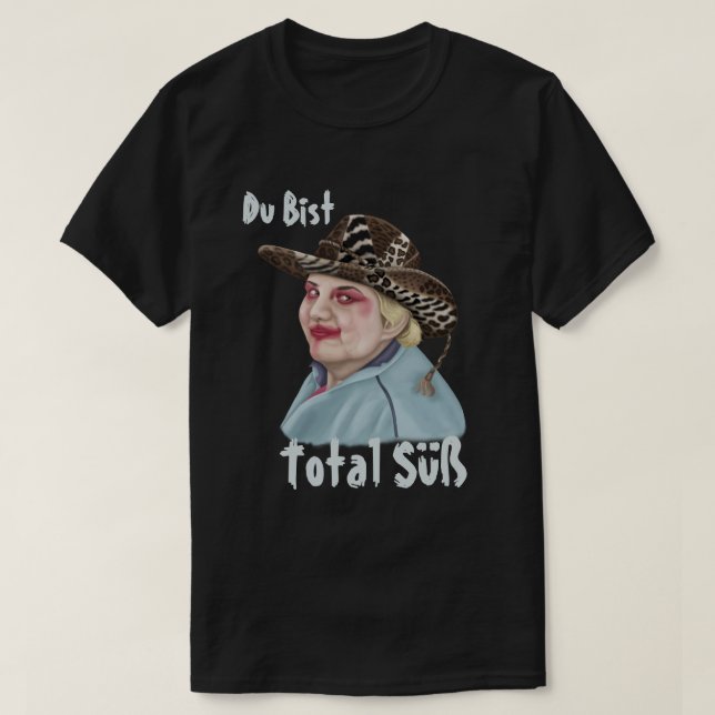 Camiseta Du Bist Total Süß (Diseño del anverso)