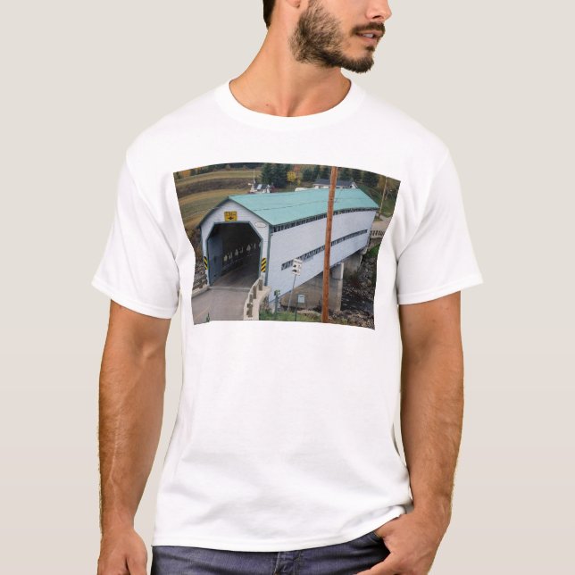 Camiseta Du Faubourg Bridge, Quebec, Canadá (Anverso)