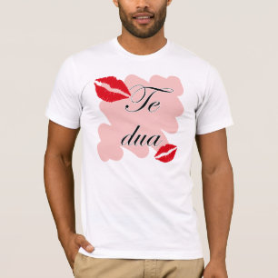 Camiseta DUA de Te - Albanés - te amo