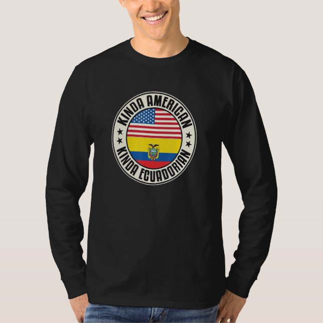 Camiseta Dual Citizenship American Ecuadorian Ecuador Usa F (Anverso)