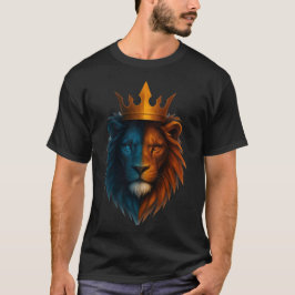 Camiseta Dualidad de coronada: León de fuego y hielo