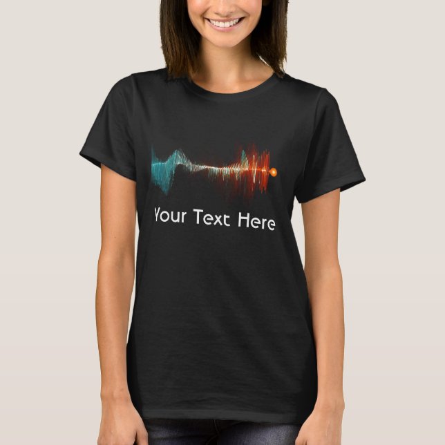 Camiseta Dualidad de onda de partículas (Anverso)