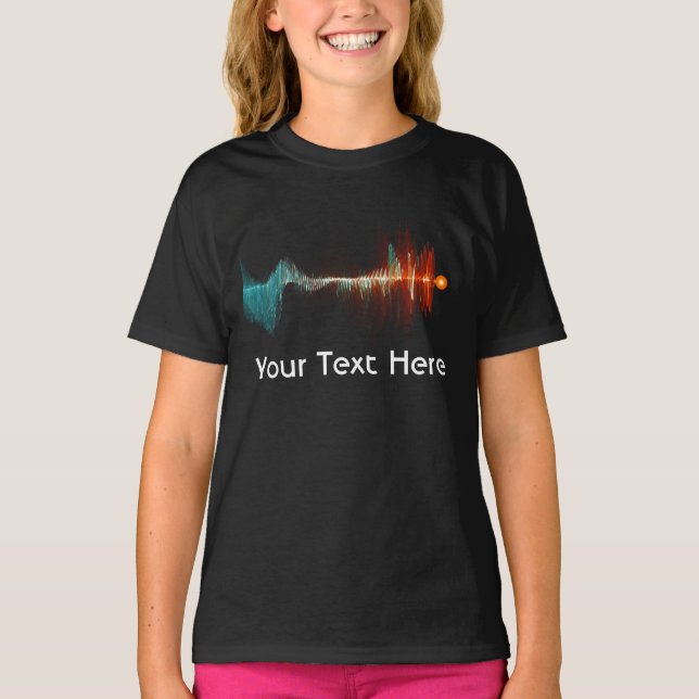 Camiseta Dualidad de onda de partículas (Anverso)