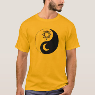 Camiseta Dualidad de Yin Yang Sun Moon