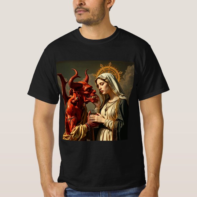 Camiseta Dualidad: Lucha entre Luz y Oscuridad (Anverso)