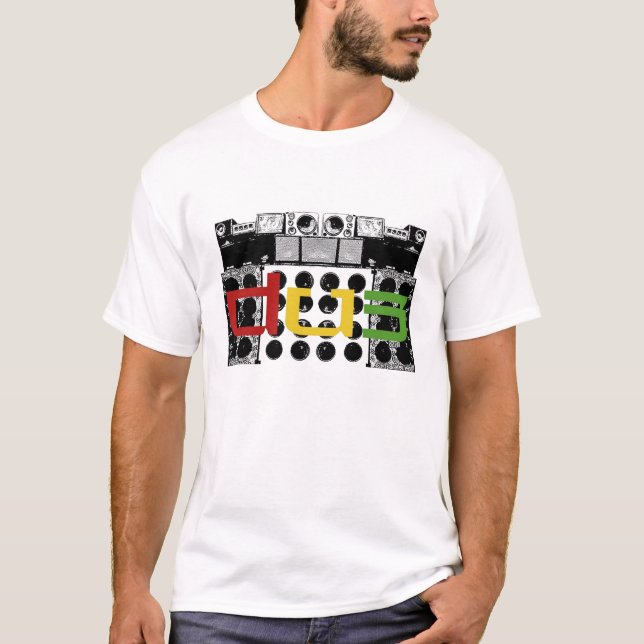 Camiseta dub té soundsystem sistema sonido (Anverso)