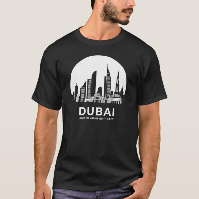 Camiseta Dubai Ciudad Emiratos Árabes Unidos (Anverso)