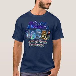 Camiseta Dubai colorido y emocionante