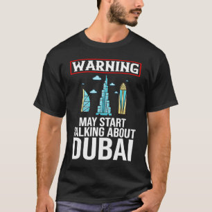 Camiseta Dubai Emiratos Árabes Unidos Uae City Skyline Map 