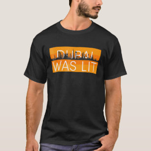 Camiseta Dubai era la ciudad del viaje por la ciudad