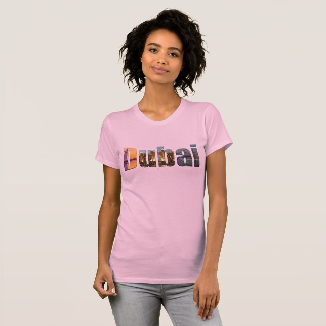 Camiseta DUBAI para mujeres. (Anverso completo)