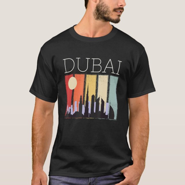 Camiseta Dubai Sunrise Burj Khalifa Emiratos Árabes Unidos (Anverso)
