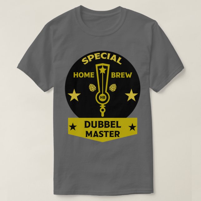 Camiseta Dubbel Homebrewer Fabricants de bire artessanale B (Diseño del anverso)